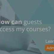 Moodle Admin Basics 15 Guest Access To Courses