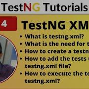 P4 Basic Structure Of TestNG Xml File TestNG Testing Framework