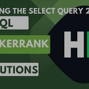 HackerRank SQL Solution 2 Revising Select Query 2 SQL Data Analyst Explorers