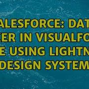 Salesforce Date Picker In Visualforce Page Using Lightning Design System 2 Solutions