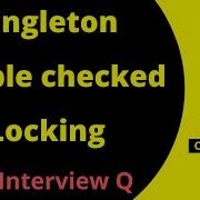 Double Checked Locking In Singleton Design Pattern Java Interview Questions Code Decode
