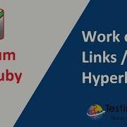 Selenium With Ruby Session 8 Work With Links Hyperlink