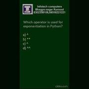 42 Learn Python Programming With MCQs Infotech Computers Kurnool DR S Prem Kumar