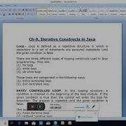 Date 6 1 2021 Class 9 Computer Applications Ch 8 Iterative Constructs In Java Part 1