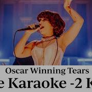 RAYE Oscar Winning Tears Live Karaoke Transposed 2 Keys Down