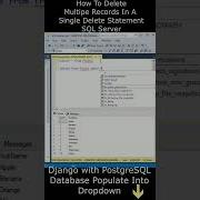 How To Delete Statement Multiple Records Rows SQL Server SSMS