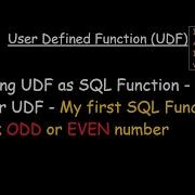 Пользовательские скалярные функции UDF в IBM DB2 для I SQL