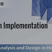 Lecture 20 System Implementation System Analysis And Design