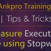 C Tips And Tricks 31 Measure Execution Time Using Stopwatch How To Find Task Execution Time
