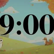 9 Minute Timer With Fall Trees And Animals Peaceful Acoustic Music Classroom Focus Countdown