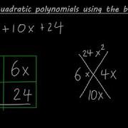 Quadratic Polynomial Factoring Using The Box Method