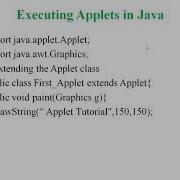 Video 46 Applets Basics Applets Vs Applications Life Cycle Applets In Java