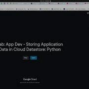 Storing Application Data In Cloud Datastore Python