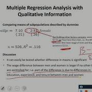 Introduction To Econometrics Lesson 18 Multiple Regression Dummy Variable Trap