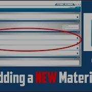 Job Manager Material Settings ADDING NEW Materials