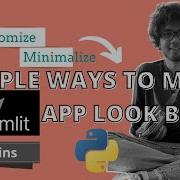 STREAMLIT Python TRICKS Make Your WEB APP Look BETTER In 6 Minutes Machine Learning Data Science