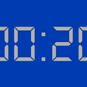 20 Seconds Timer HD No Copyright Blue Gretto Screen Beep