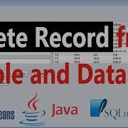 JAVA SWING 15 How To Remove JTable Selected Row In Java Using NetBeans Sqlite With Source Code