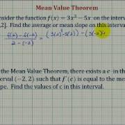 New Version Available Ex 2 Mean Value Theorem Cubic Function