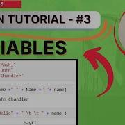 PYTHON LESSON 3 VARIABLES IN PYTHON