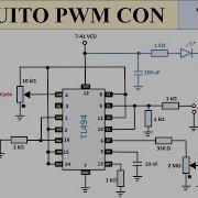 PWM Con TL494 100 Hz 100 KHz Simulación En Multisim