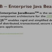 Sec 1 6 EJB Enterprise Java Bean