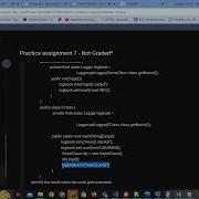 Java Week 7 Practice Assignment And Graded Assignment