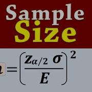 Calculating Sample Size N To Estimate Population Mean For Confidence Intervals