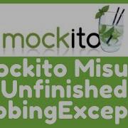 Mockito Misuse UnfinishedStubbingException