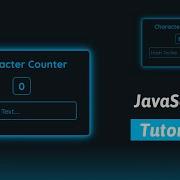 How To Build A Character Counter Using HTML CSS And JavaScript