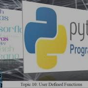 Topic 10 Python User Defined Functions Python Function Without Arguments Python For Data Science