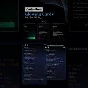 Glowing Cards For Pricing With Html And CSS Htmlcss Coding