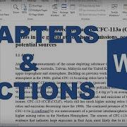 How To Make Chapters Sections And Subsections In Word