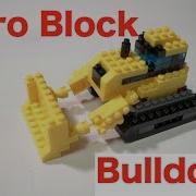MicroBlock Bulldozer Seria Like LEGO