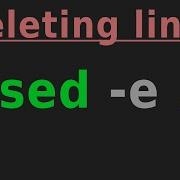 Deleting Specific Lines In A File With Sed Or Yq