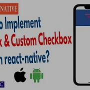 How To Implement Checkbox Custom Checkbox In React Native In Hindi