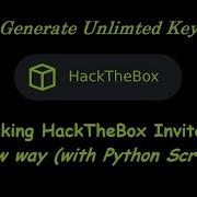 Generate Unlimited HackTheBox Invite Codes