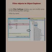 Filter Objects In Object Explorer In SQL Server Shorts Sql Sqlserver