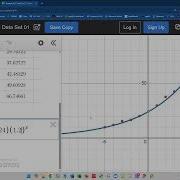 3 5 Modelling Exponential Data Sets Math With Mr Ray