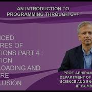 Lecture 14 Advanced Features Of Functions Part 4 Function Over Loading And Lecture Conclusion