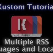 Kustom Tutorial RSS Multiple Languages And Locations