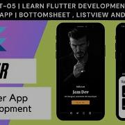 Flutter For Beginners Part 5 Portfolio App BottomSheet ListView And GridView Builder