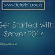 SQL Server 2014 Introduction