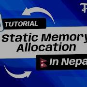 Static Memory Allocation C Programming Nepali Tutorial TechAxis