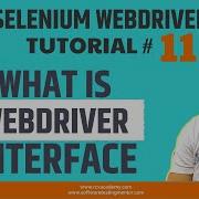 Selenium WebDriver Tutorial 11 Understand WebDriver Interface