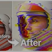 Как создать эффект глюка Урок по Photoshop