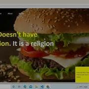 Mcdonalds Webpage Webpage With HTML And CSS Only