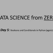 Day 5 Booleans And Conditionals In Python Again