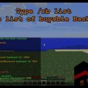 Minecraft Plugin RealisticBackpack Tutorial