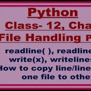Python Files Readline Readline N Readlines Writelines Copying Lines From One File To Other